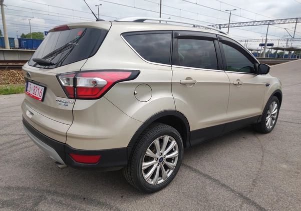 Ford Escape cena 67700 przebieg: 130000, rok produkcji 2017 z Borek Wielkopolski małe 301